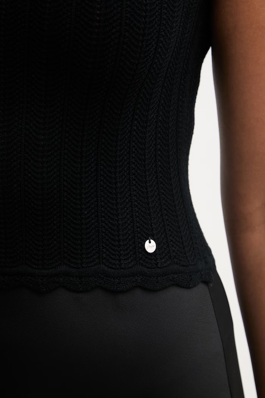 BOSS Orange sukienka z wiskozą C Ficella 50559806 czarny