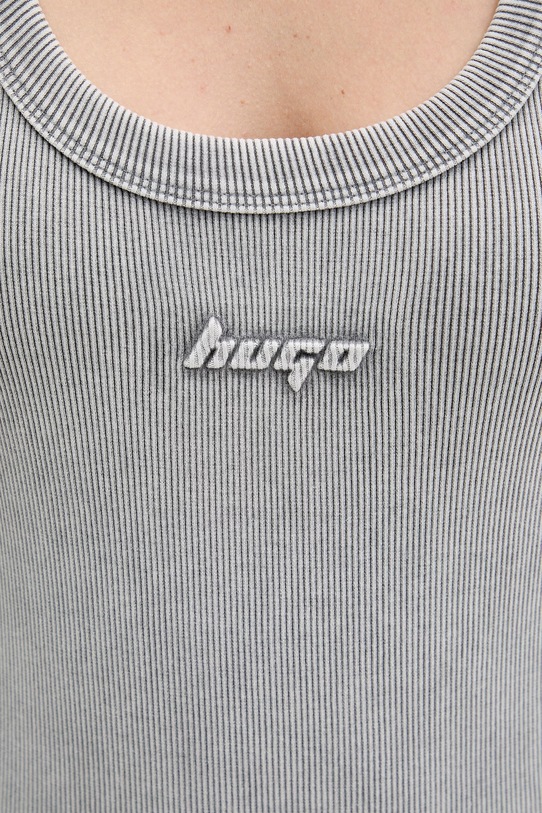 HUGO niebieska sukienka Niliyo_B 50558607 szary