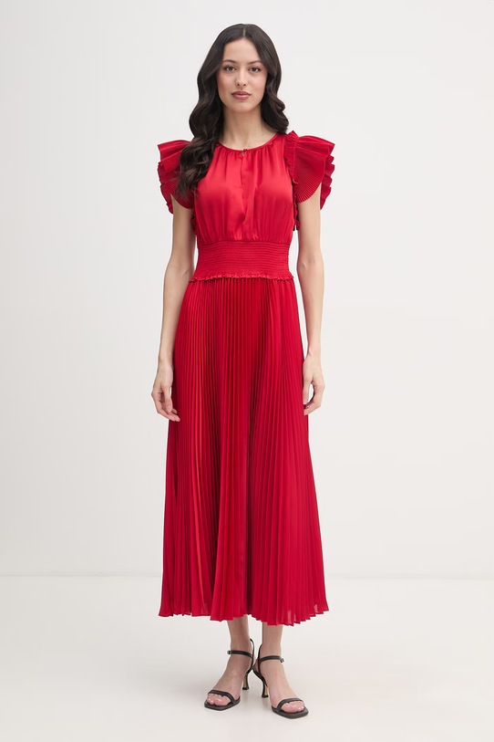 Joop! sukienka plisowana czerwony 30100585