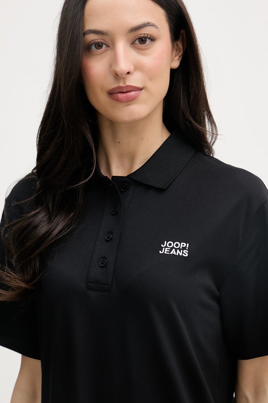 Joop! sukienka z bawełną czarny 30100680