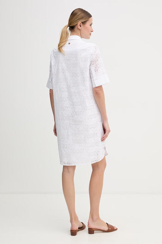 Odzież Joop! sukienka bawełniana 30102102 biały