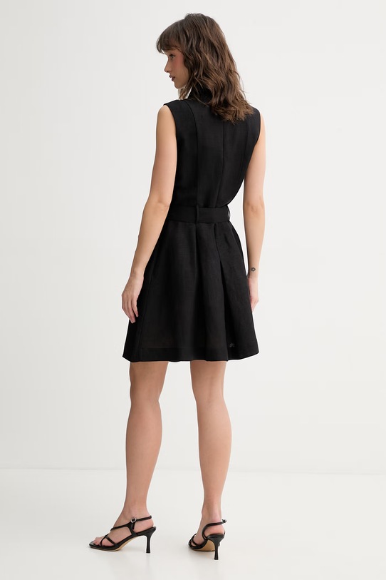 HUGO malé čierne ľanové Kaleisi 50559516 čierna SS26