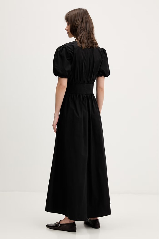 Odjeća HUGO haljina A-kroja od pamuka Kodela 50559524 crna