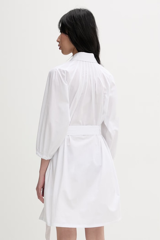 Odjeća HUGO haljina od pamuka 50559525 bijela