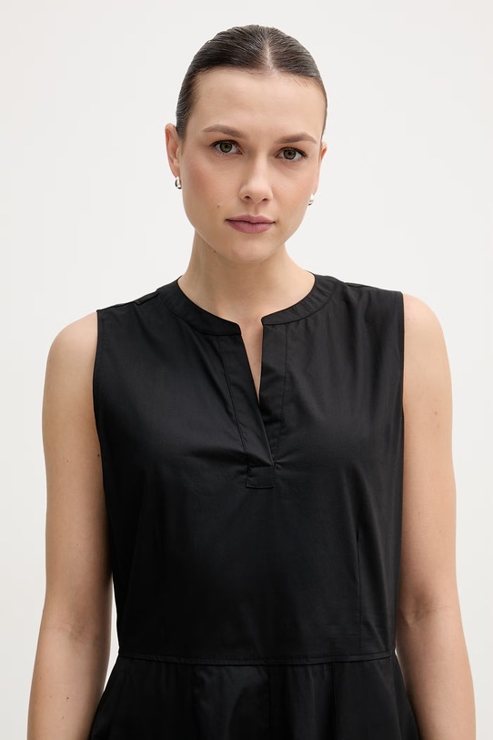 Dkny sukienka bawełniana czarny DJ6D9193