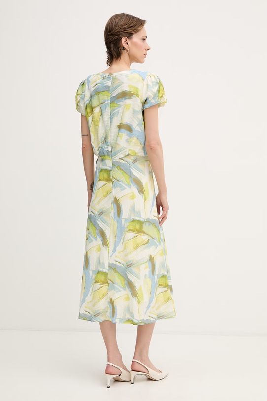 Odzież DKNY sukienka letnia z wiskozy P6BB7EEU niebieski