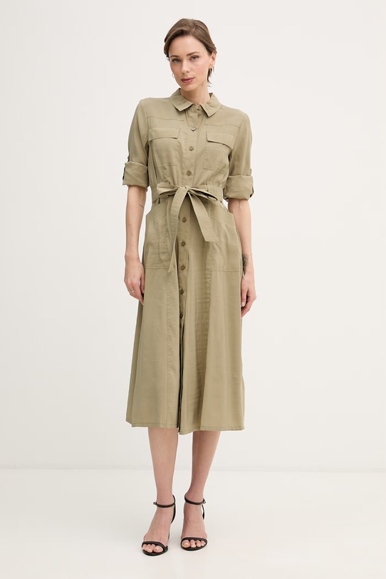 DKNY сукня-сорочка із модалу зелений P6BBTE77