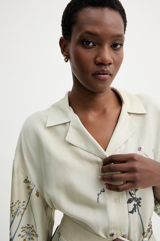 MUNTHE sukienka jedwabna RATANA 261130326118 zielony