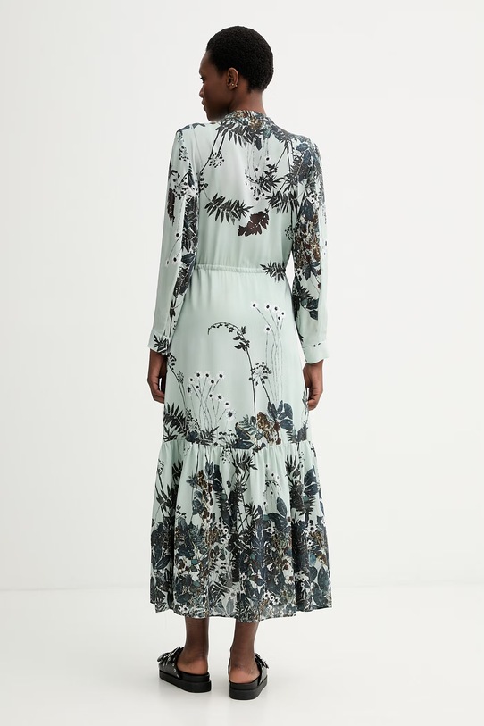 Abbigliamento MUNTHE vestito con seta BERNADETTE 261131726131 turchese