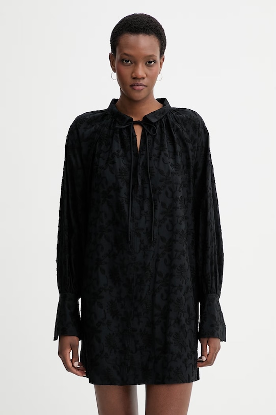 MUNTHE sukienka BETULLI casual czarny 261132826127