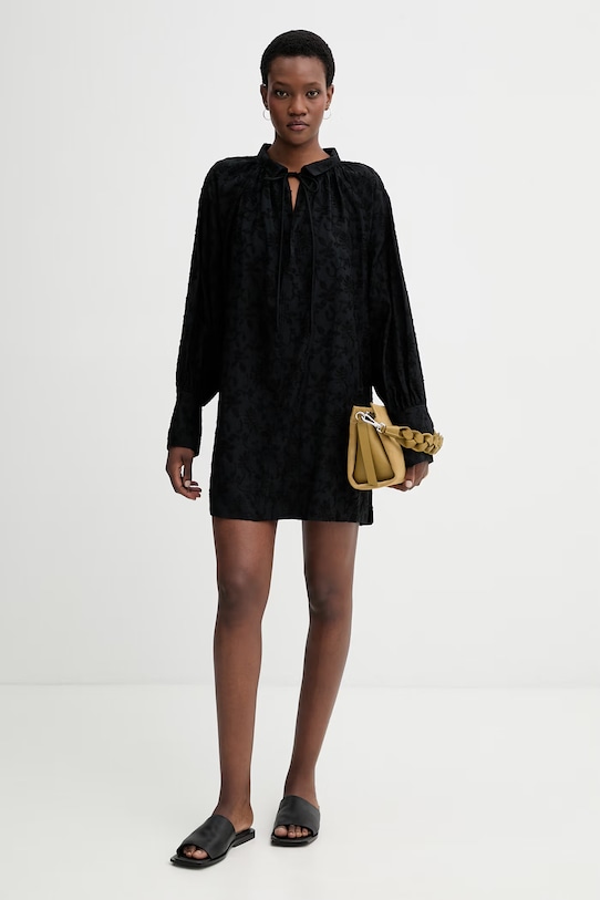 MUNTHE sukienka BETULLI 261132826127 czarny SS26