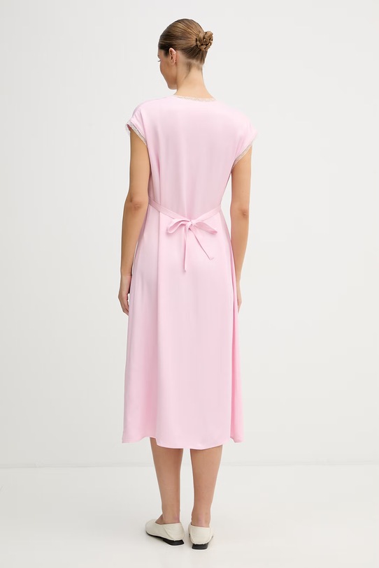 The Sleeper sukienka bieliźniana z wiskozy SS2406RD różowy SS26