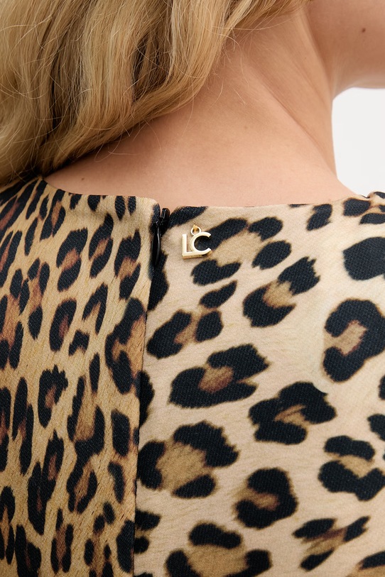 Lola Casademunt sukienka drapowana LS2616152 beżowy