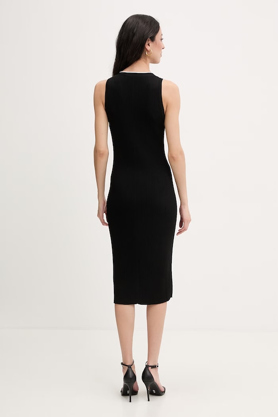 Karl Lagerfeld rochie cu vâscoză B2W13004 negru SS26