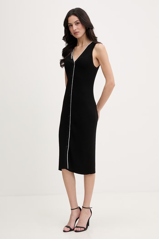 Îmbrăcăminte Karl Lagerfeld rochie cu vâscoză B2W13004 negru