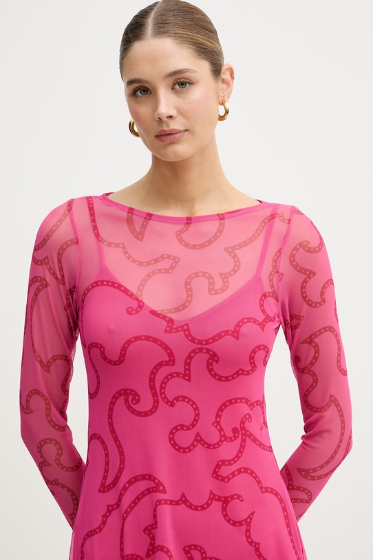 Never Fully Dressed sukienka różowy NFDDR3210