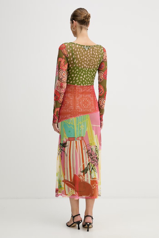 Never Fully Dressed sukienka NFDDR3242 zielony SS26