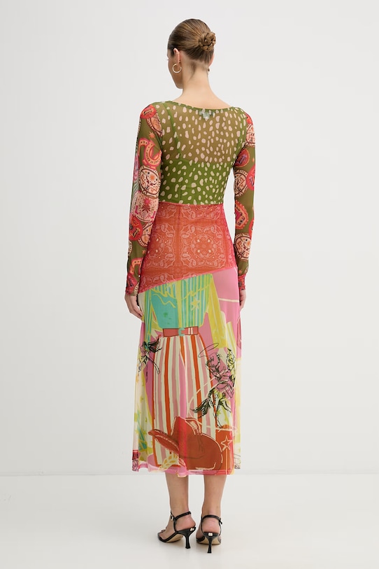 Never Fully Dressed sukienka NFDDR3242 zielony SS26