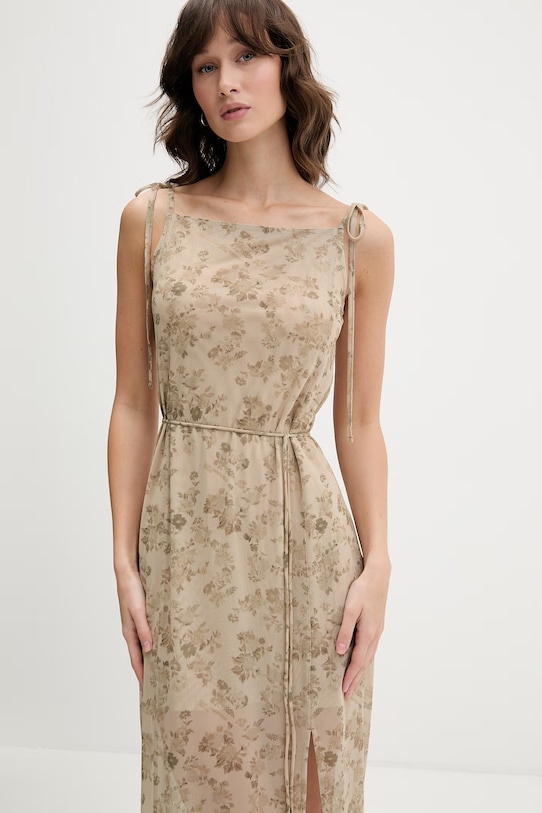 Karl Lagerfeld Jeans sukienka beżowy B2W13039