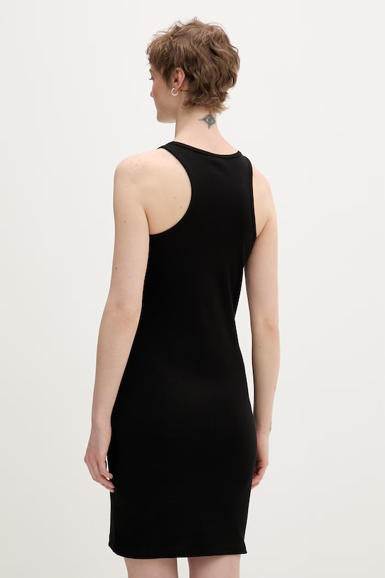 Odzież Karl Lagerfeld Jeans sukienka letnia bawełniana z elastanem B2W13046 czarny