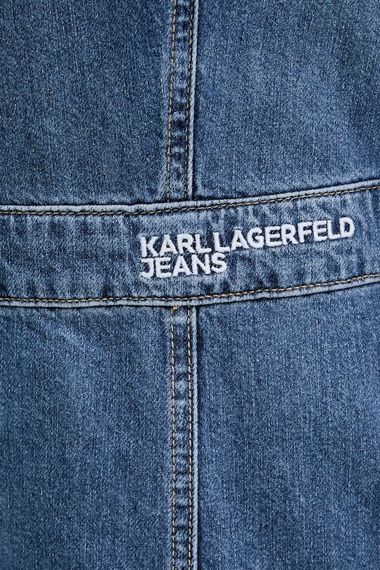 Karl Lagerfeld Jeans sukienka jeansowa B2W13055 niebieski