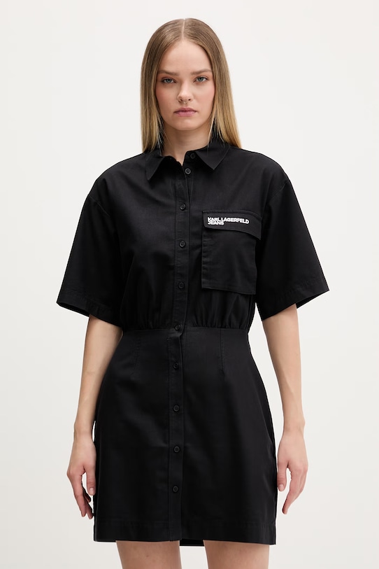 Karl Lagerfeld Jeans inges pamut fekete B2W13035