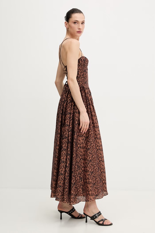 Bardot sukienka 59786DB3 brązowy SS26