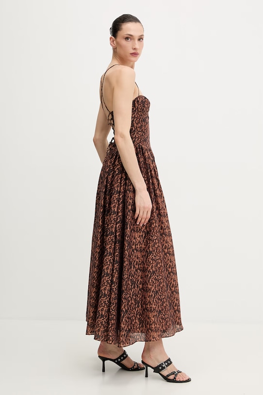 Bardot sukienka 59786DB3 brązowy SS26