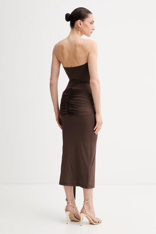 Odzież Bardot sukienka 60310DB brązowy