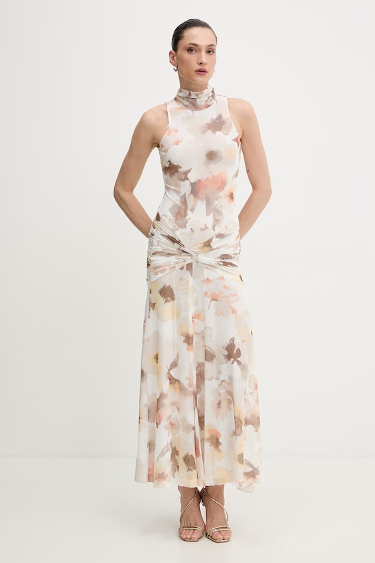 Bardot sukienka beżowy 60373DB1