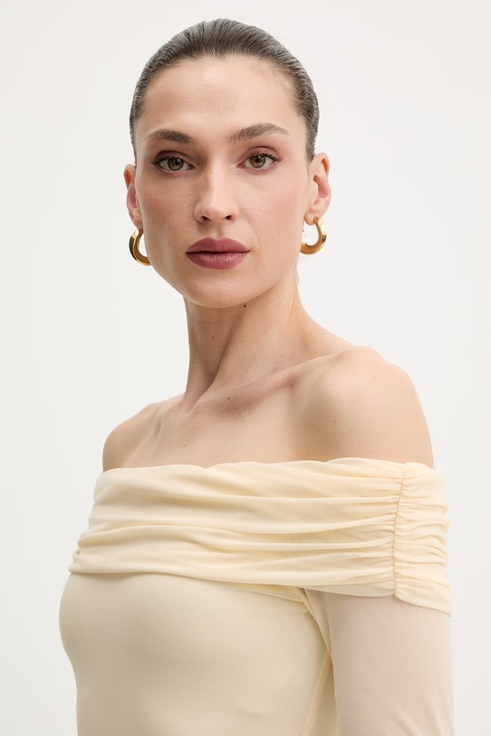 Bardot sukienka 60387DB beżowy