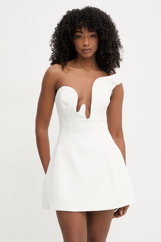 Bardot sukienka gorsetowa biały 60276DB1