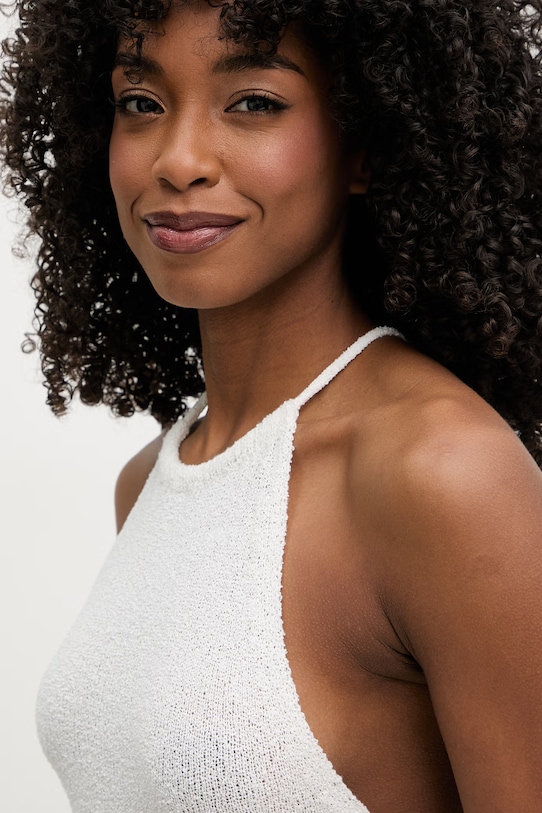 Bardot sukienka beżowy 60325DB