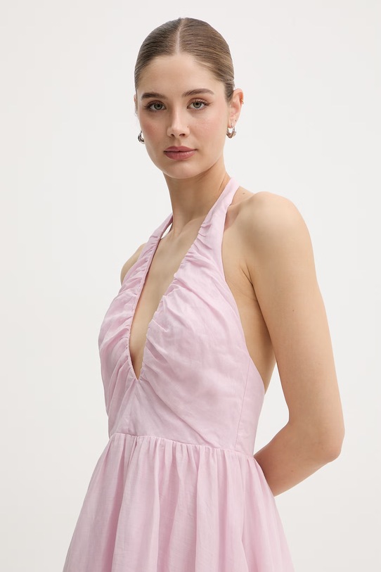 Bardot sukienka różowy 60206DB