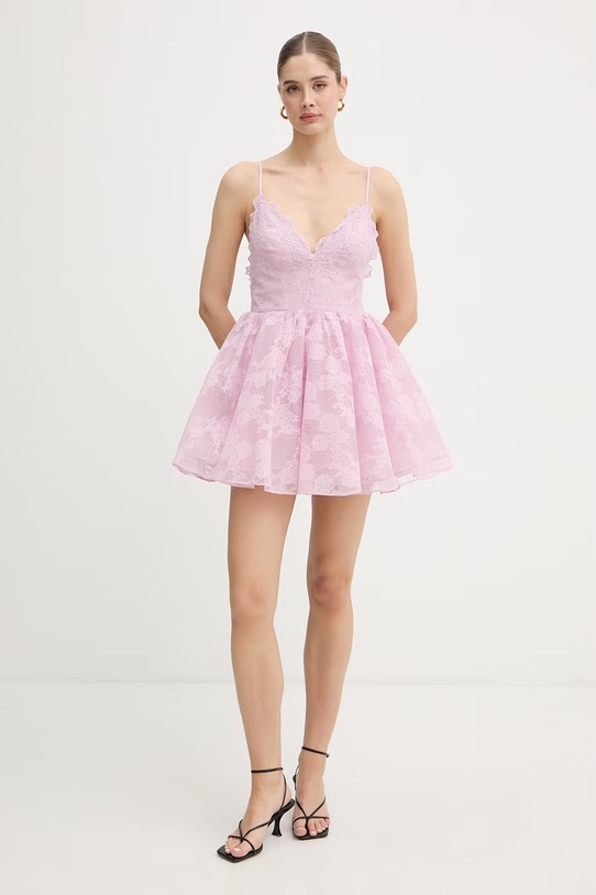 Bardot sukienka 60343DB różowy SS26