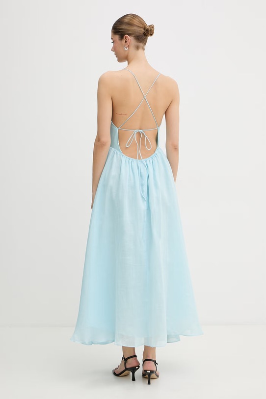 Odzież Bardot sukienka 59963DB3 niebieski