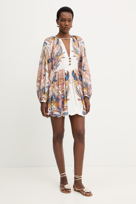 Φόρεμα Farm Rio 347770 λευκό SS26