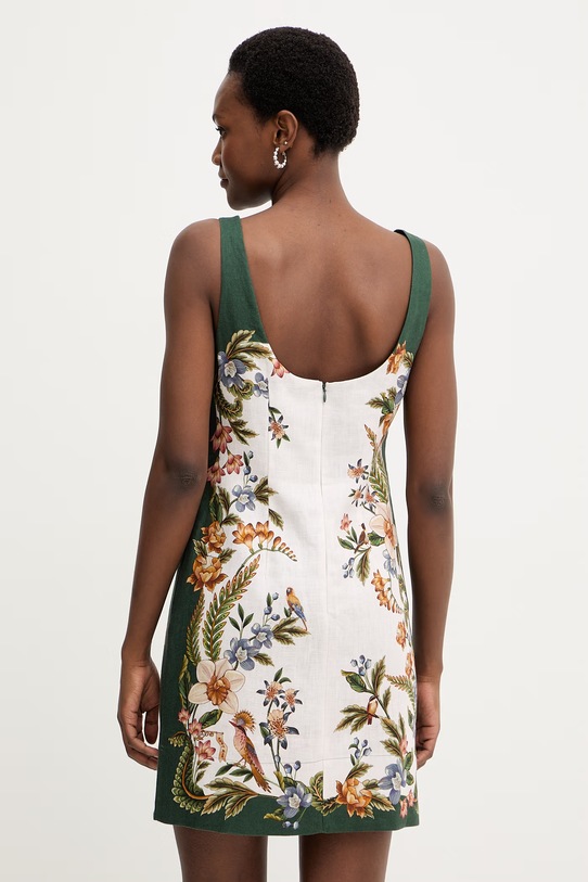 Abbigliamento Farm Rio vestito di lino 358188 verde