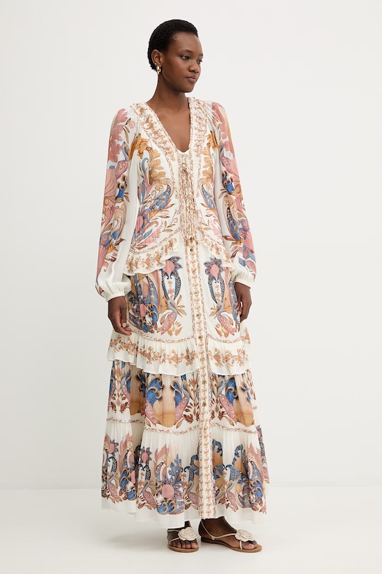 Φόρεμα Farm Rio 359252 μπεζ SS26