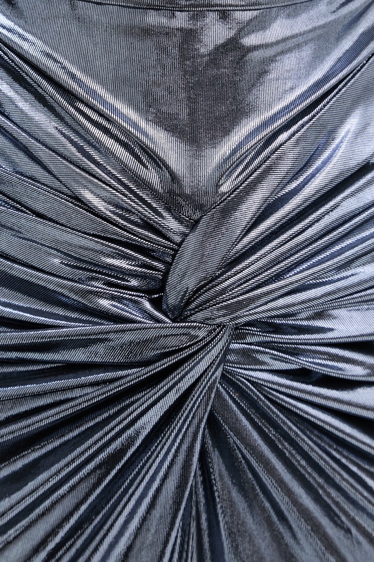 Retrofete sukienka drapowana Maytal R25.10925 niebieski