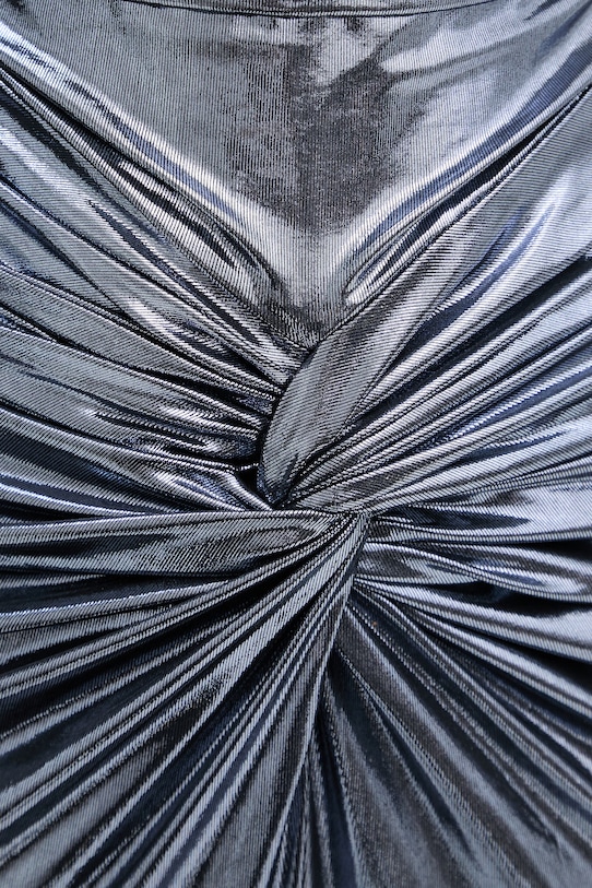 Retrofete sukienka drapowana Maytal R25.10925 niebieski