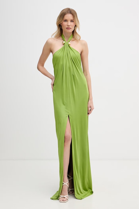 Retrofete сукня halter віскозна Becs зелений R.SS25.11087.17