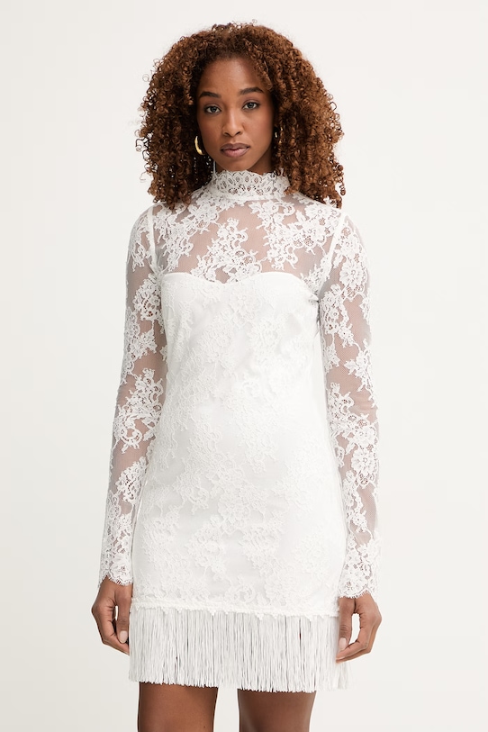 Retrofete rochie din dantelă Xylina bej R.SS26.12462.17