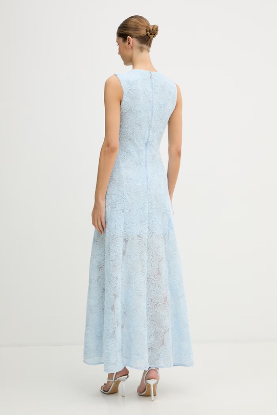 Rotate sukienka rozkloszowana 1155282000 niebieski SS26