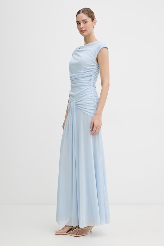 Rotate sukienka 1161162000 niebieski SS26