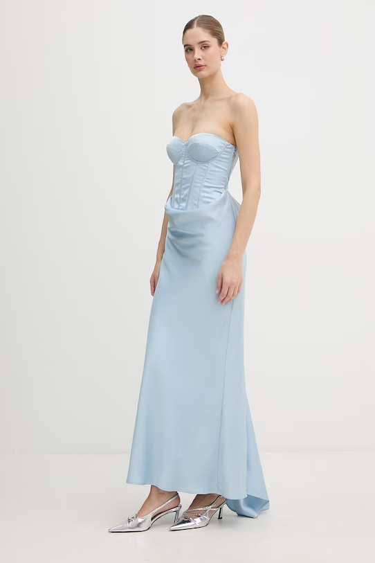 Rotate sukienka 1155842000 niebieski SS26