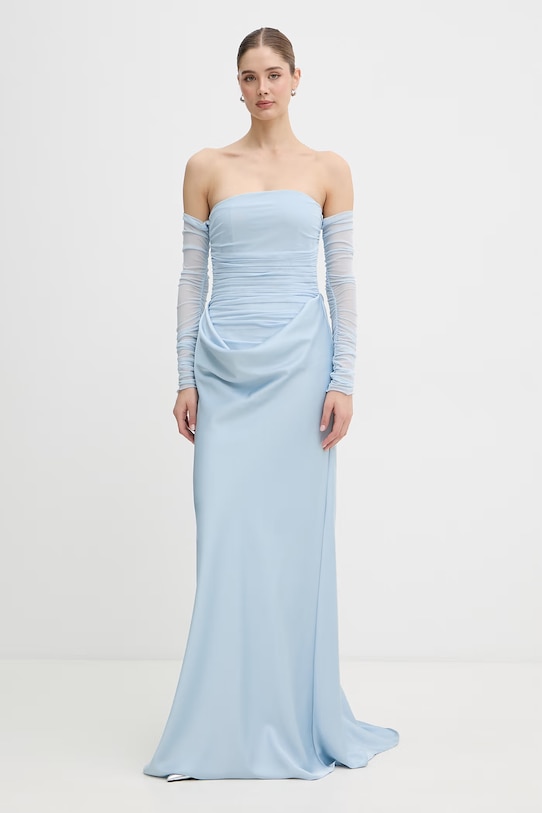 Rotate sukienka 1155832000 niebieski SS26