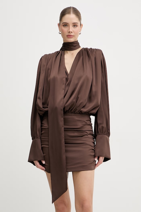 Rotate Sukienka brązowy 1159082037