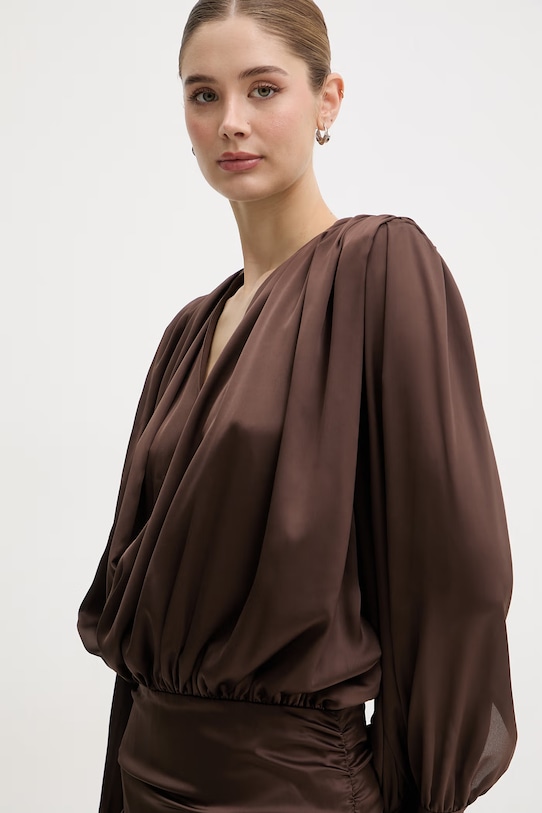 Rotate Sukienka brązowy 1159082037