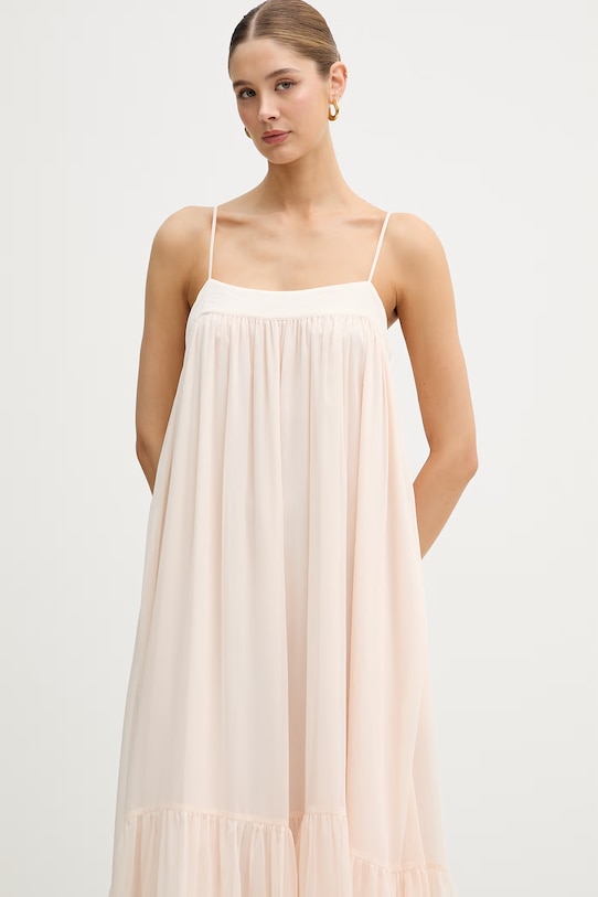 Rotate sukienka rozkloszowana pomarańczowy 1155242593